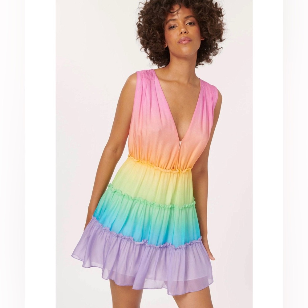 Rainbow Cami NYC Dress